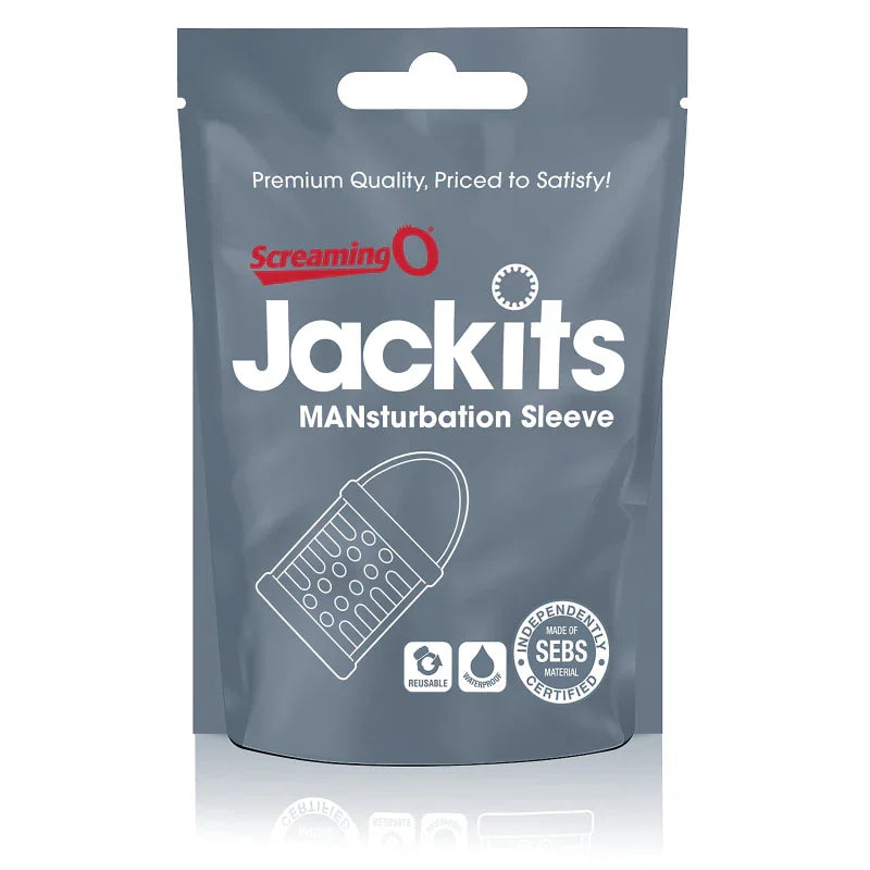 Jackits Mansturbation Sleeve - Each - Clear - MyPleasure