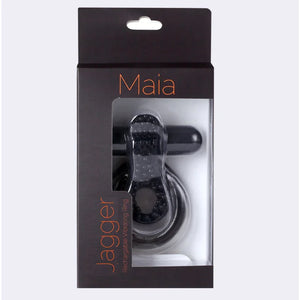 Jagger Vibrating Erection Enhancer Ring - Black - MyPleasure
