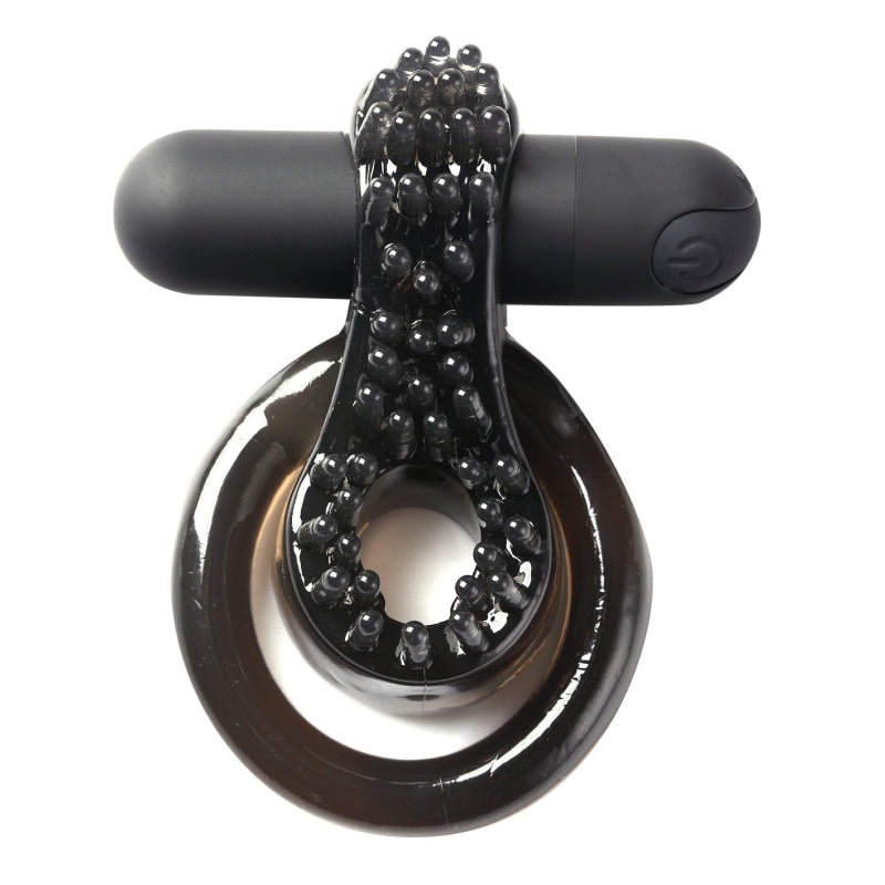 Jagger Vibrating Erection Enhancer Ring - Black