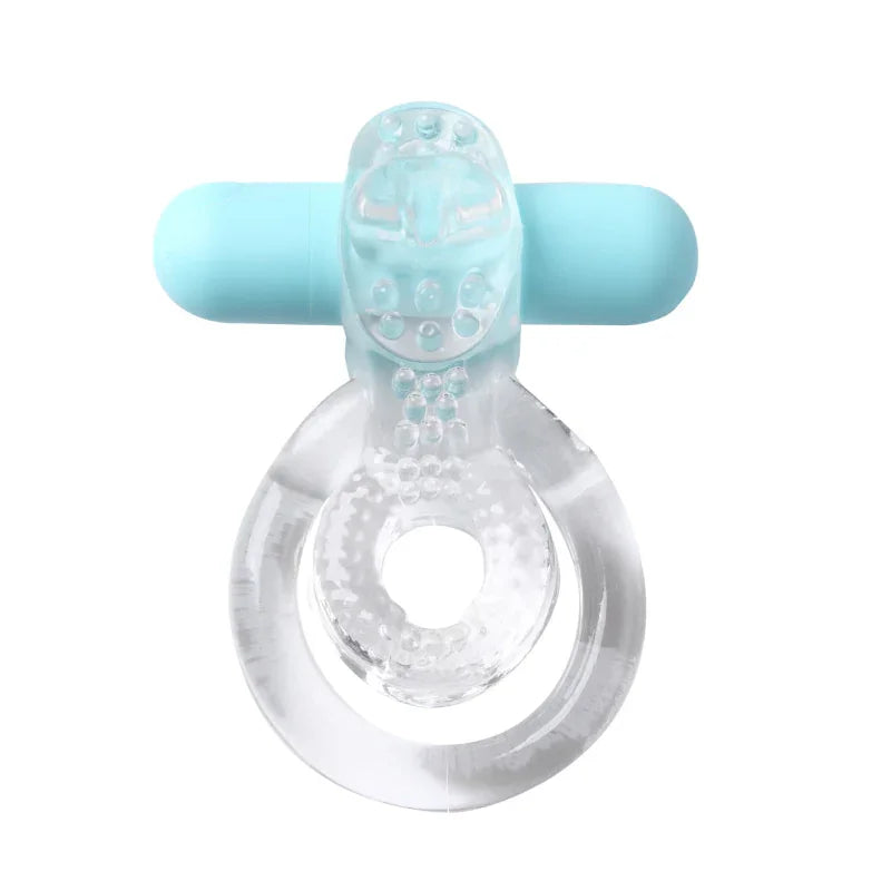 Jayden Vibrating Erection Enhancer Ring - Clear - MyPleasure