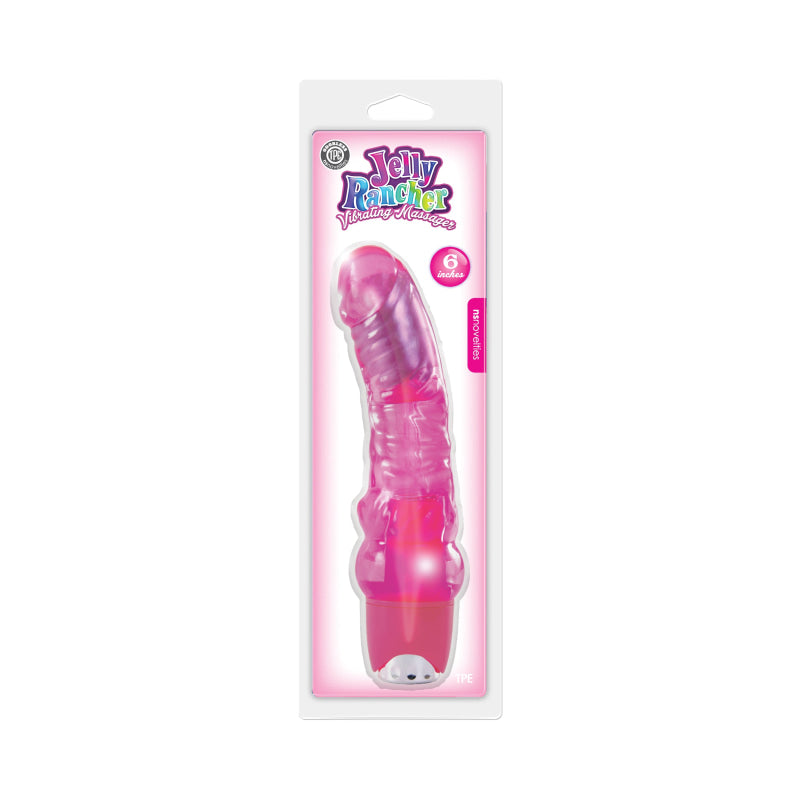 Jelly Rancher 6" Vibrating Massager - Pink