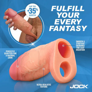 Jock Silicone Penis Extension Sleeve - Light - MyPleasure