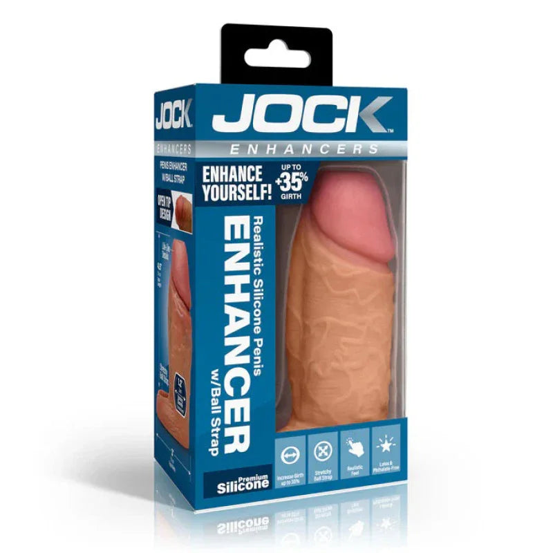 Jock Silicone Penis Extension Sleeve - Medium - MyPleasure