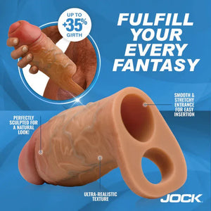 Jock Silicone Penis Extension Sleeve - Medium - MyPleasure