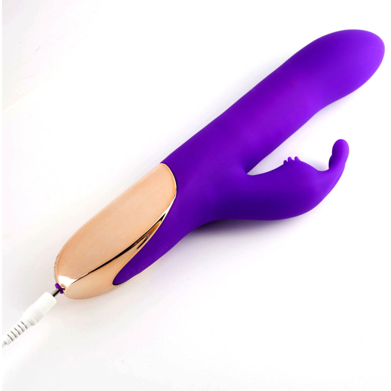 Karlin USB Rechargeable 10-Function Rabbit Vibrator - Purple