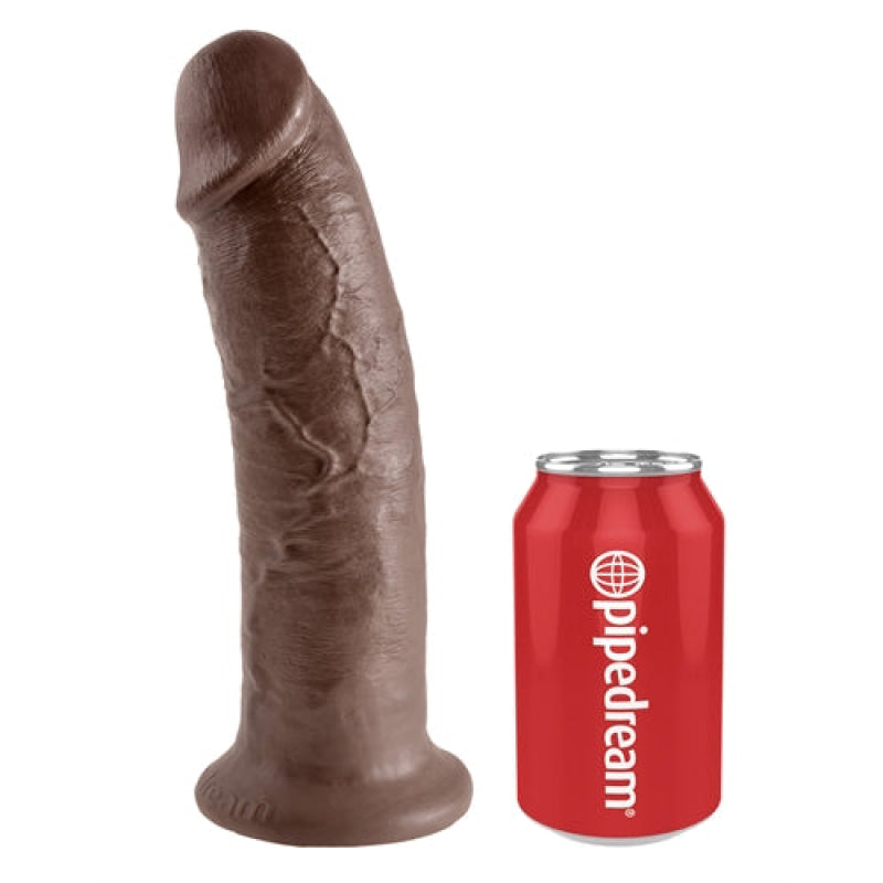 King Cock 10-Inch Cock Brown