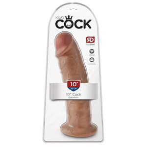 King Cock 10" Cock - Tan - MyPleasure