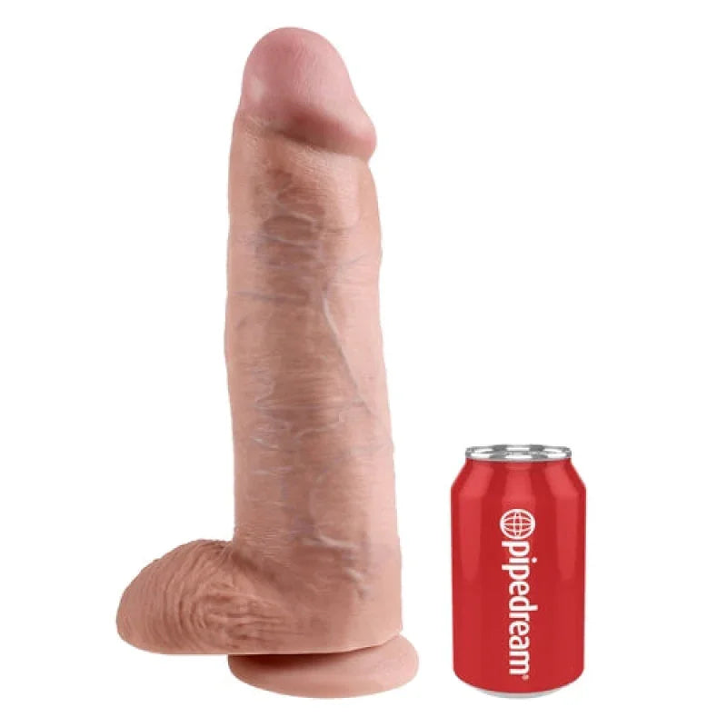 King Cock 12 Inch Cock With Balls - Flesh - MyPleasure