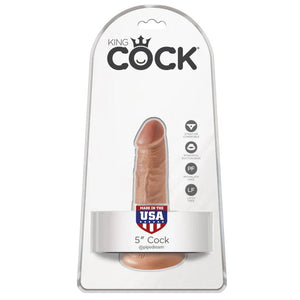 King Cock 5" Cock - Tan - MyPleasure
