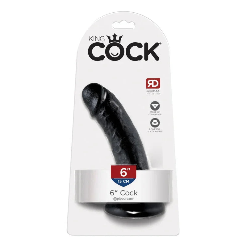King Cock 6-Ich Cock - Black - MyPleasure