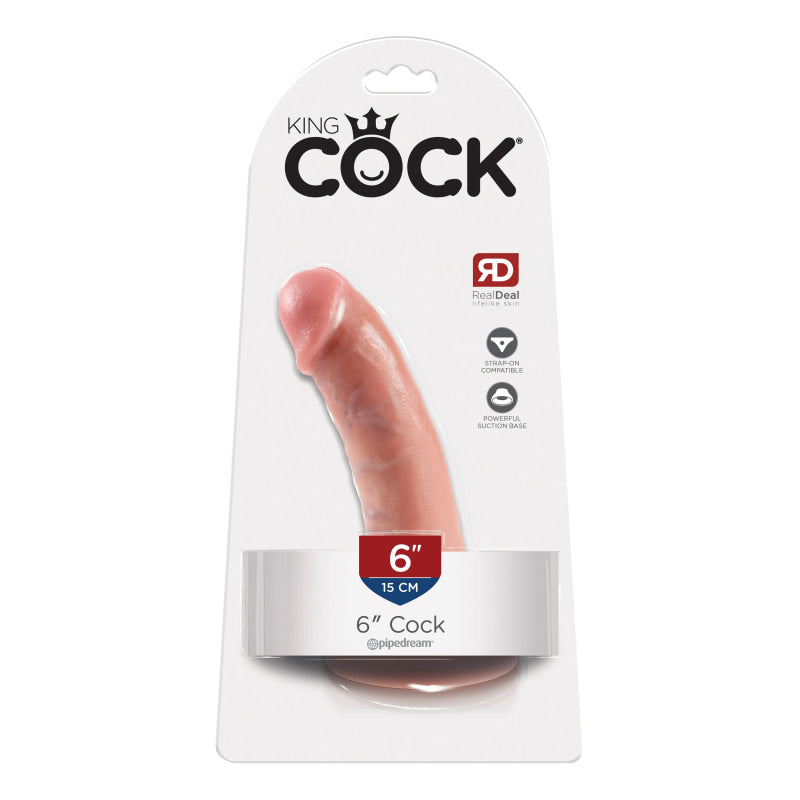 King Cock 6-Inch Cock - Flesh