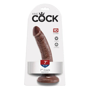 King Cock 7-Inch - Brown - MyPleasure