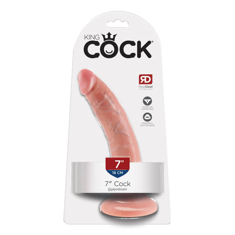 King Cock 7-Inch Cock - Flesh