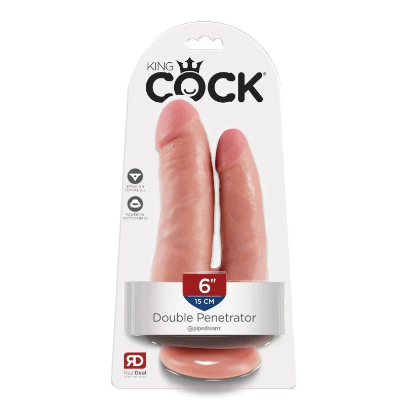 King Cock Double Penetrator - Flesh - MyPleasure