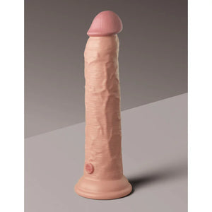 King Cock Elite 9 Inch Silicone Dual Density Cock - Light - MyPleasure