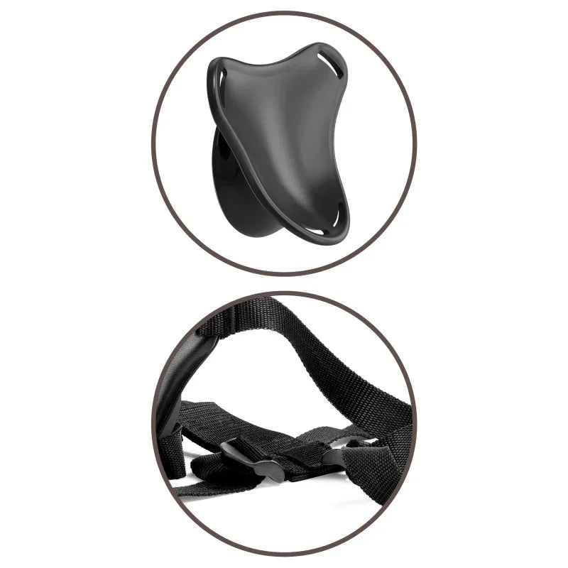 King Cock Elite Beginner's Body Dock Strap-on Harness - Black - MyPleasure