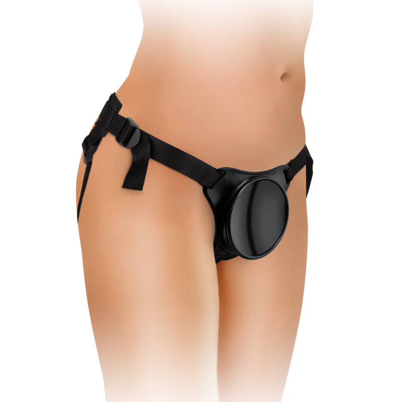 King Cock Elite Beginner's Body Dock Strap-on  Harness - Black