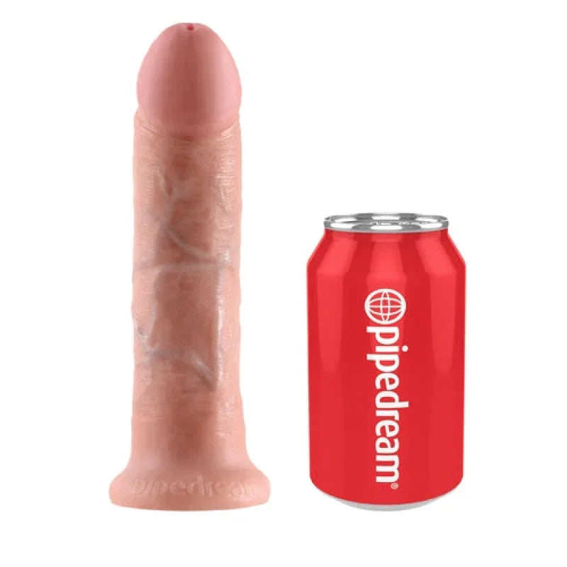 King Cock Strap on Harness With 8 Inch Cock - Flesh - MyPleasure