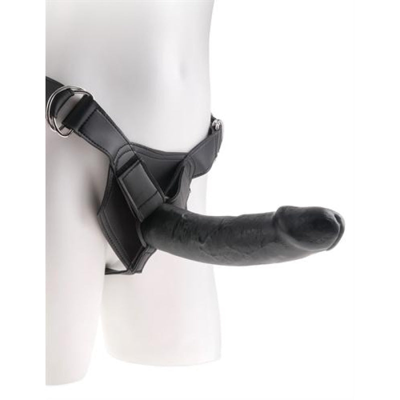 King Cock Strap on Harness With 9 Inch Cock - Black