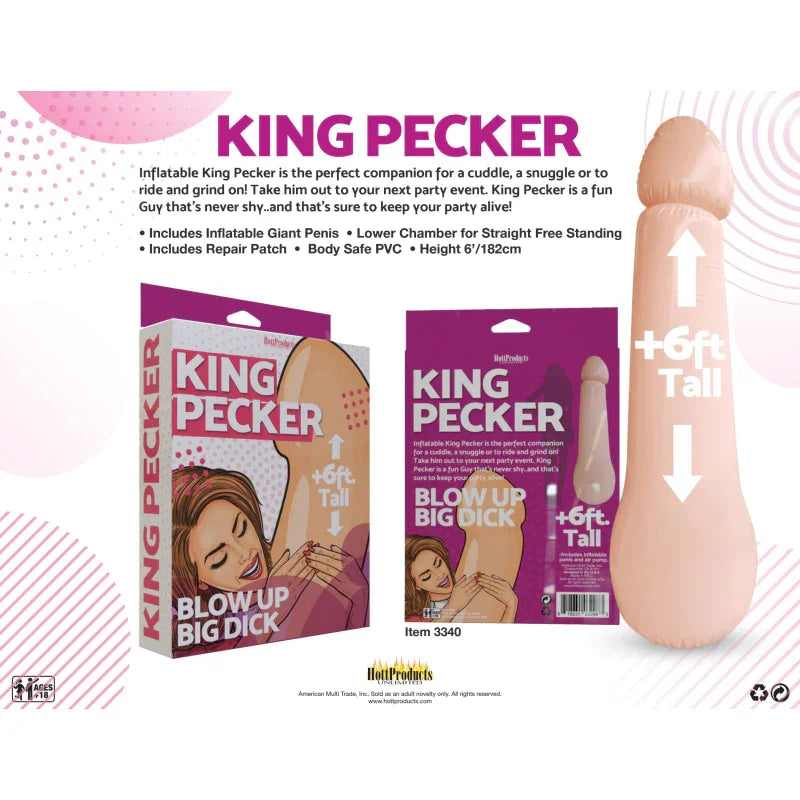King Pecker- 6 Foot Giant Inflatable Penis - MyPleasure