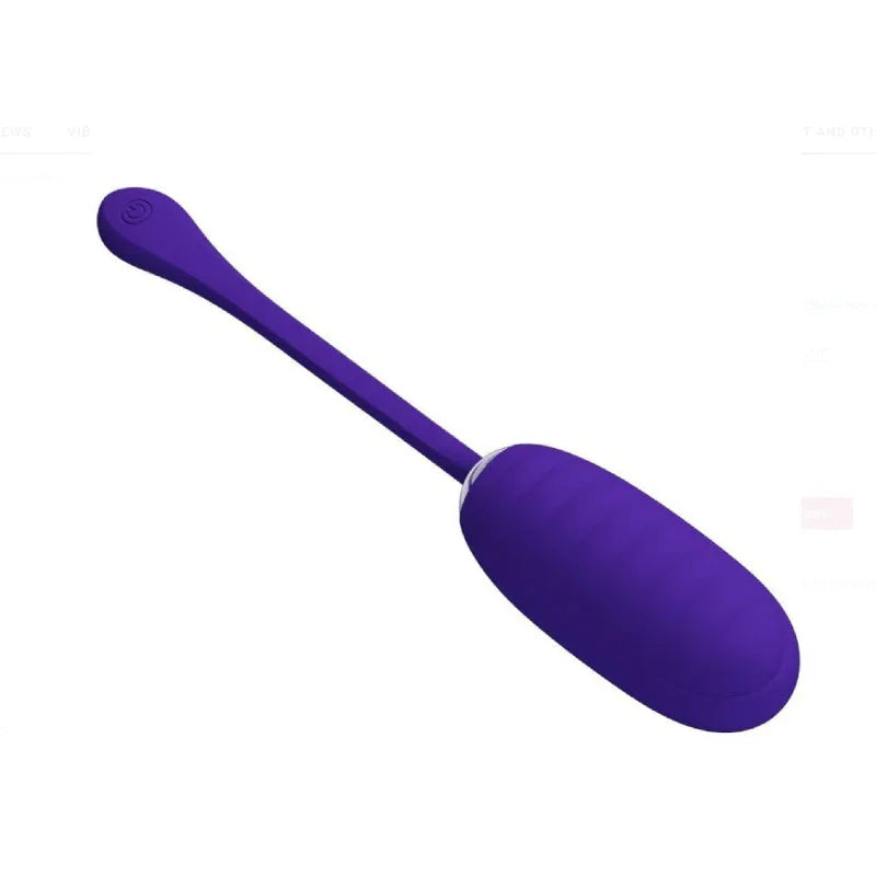 Kirk Rechargeable Vibrating Egg - Purple - MyPleasure