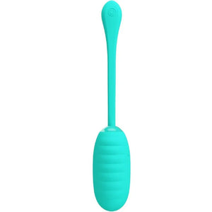 Kirk Rechargeable Vibrating Egg - Turquoise - MyPleasure