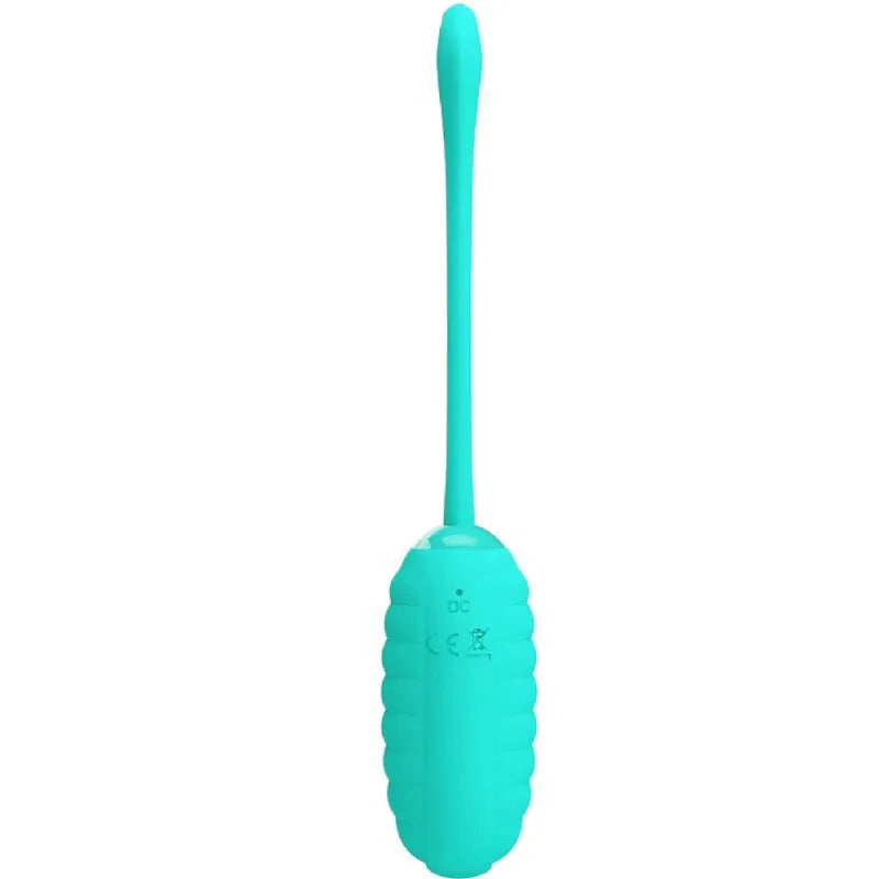 Kirk Rechargeable Vibrating Egg - Turquoise - MyPleasure