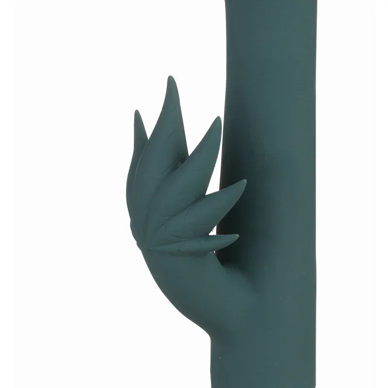 Kusha 420 Series Crystal Gems G-Spot Vibrator - Green - MyPleasure