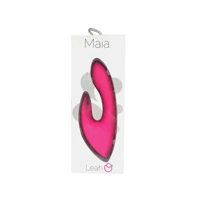 Leah USB Rechargeable Silicone 10-Function Rabbit Vibrator - Pink - MyPleasure