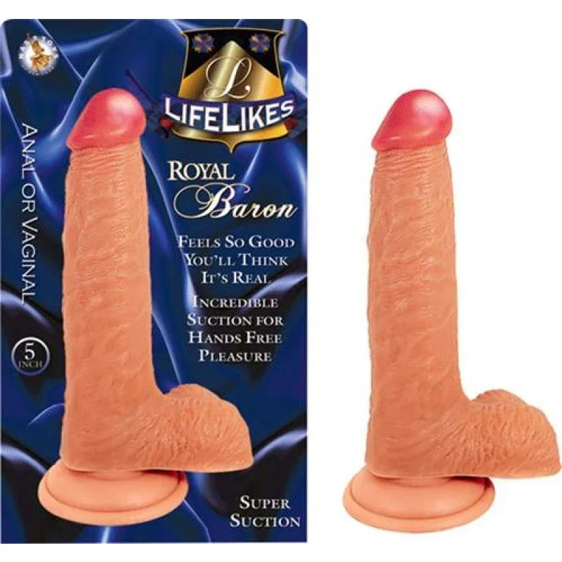 Lifelike Flesh Royal Baron 5" - MyPleasure