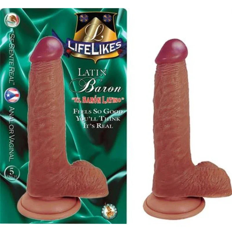 Lifelike Latin Baron 5" - MyPleasure