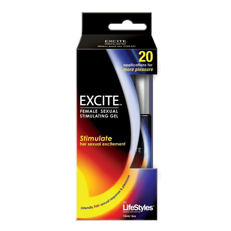 Lifestyles Excite Female Sexual Stimulating Gel - 15 ml / 0.5 Oz. - MyPleasure