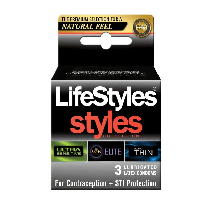 Lifestyles - Styles Sensitive 3 Pk - MyPleasure