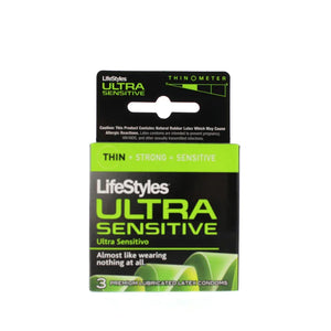 Lifestyles Ultra Sensitive - 3 Pack - MyPleasure