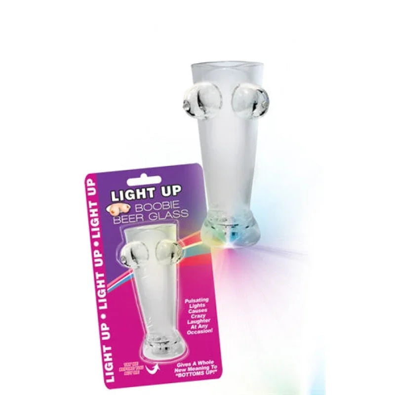 Light Up Boobie Beer Glass - MyPleasure