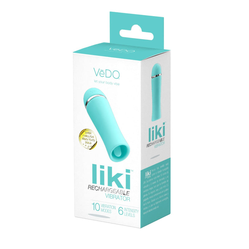 Liki Rechargeable Flicker Vibe - Tease Me Turqoise