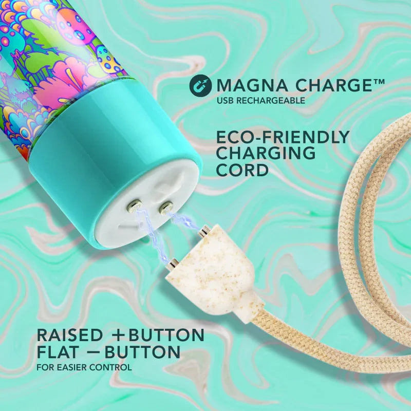 Limited Addiction - Utopia - 7 Inch Rechargeable Vibe - Aqua - MyPleasure