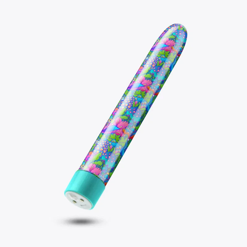 Limited Addiction - Utopia - 7 Inch Rechargeable Vibe - Aqua - MyPleasure