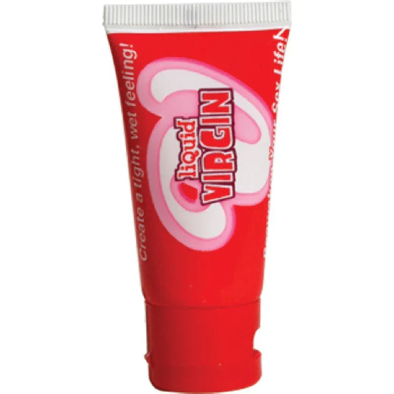 Liquid Virgin 1 Oz Bottle Hang Tab Box - Strawberry Scented - MyPleasure