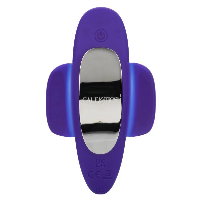 Lock-N-Play Remote Suction Panty Teaser - Purple - MyPleasure