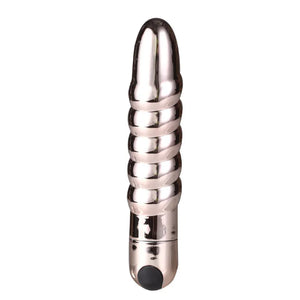 Lola 10 Function Vibrating Twisty Bullet - Rose Gold - MyPleasure
