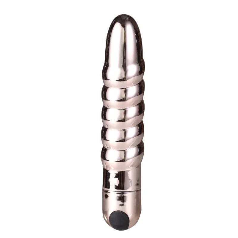 Lola 10 Function Vibrating Twisty Bullet - Rose Gold - MyPleasure