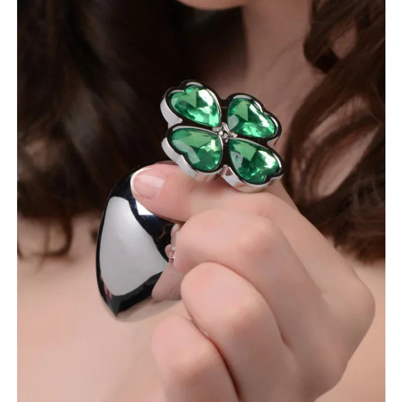 Lucky Clover Gem Anal Plug - Medium - MyPleasure
