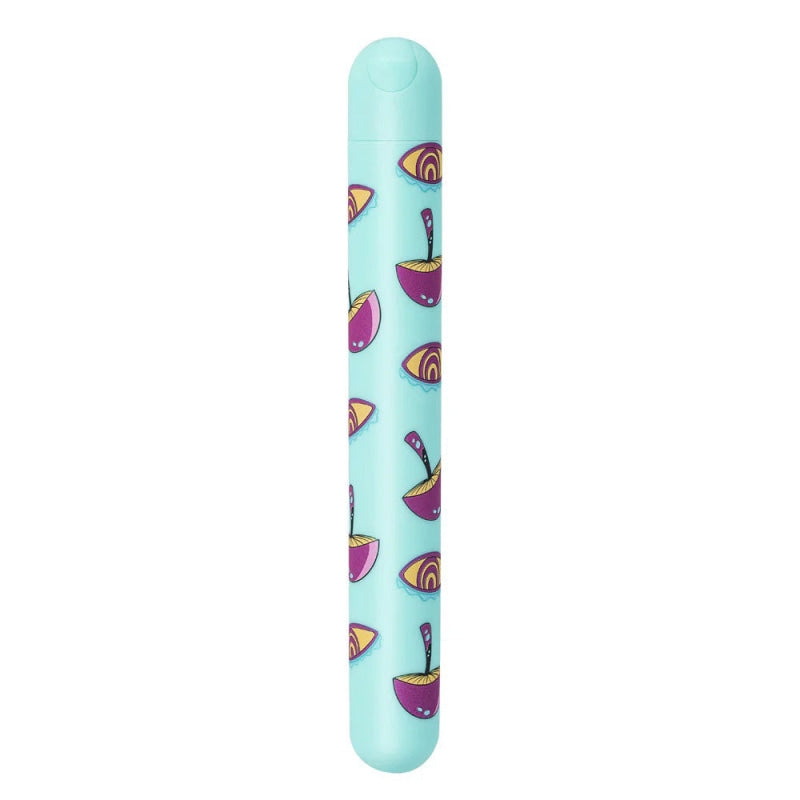 Lucy Mushroom Pattern Rechargeable X-Long Bullet  - Blue