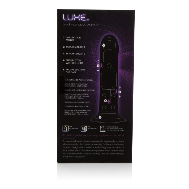 Luxe - Touch Sensitive Vibrator - Pink