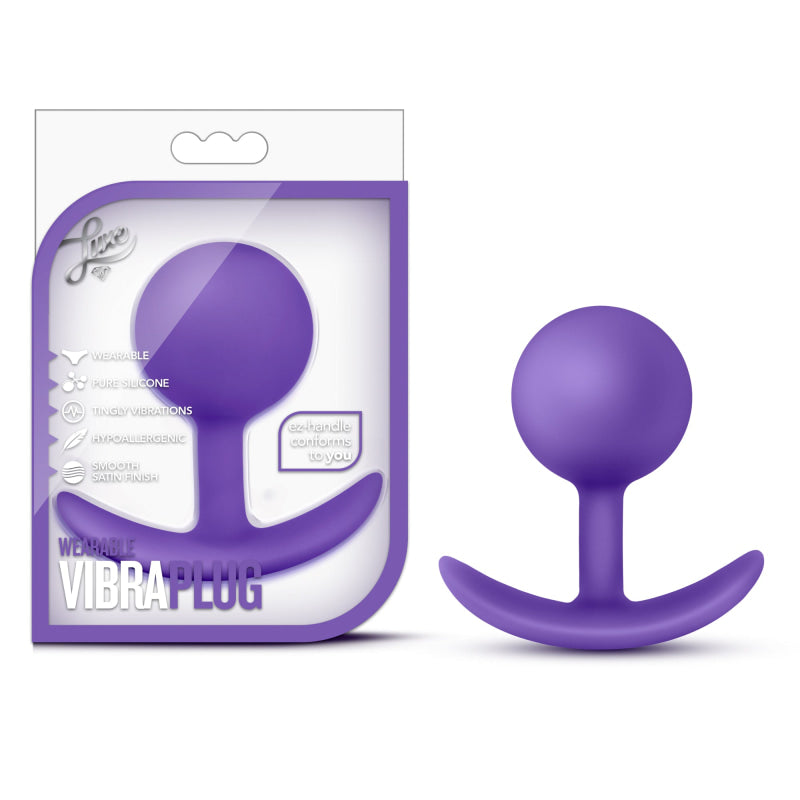 Luxe Wearable Vibra Plug - Purple