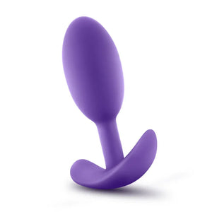 Luxe - Wearable Vibra Slim Plug - Medium - Purple - MyPleasure