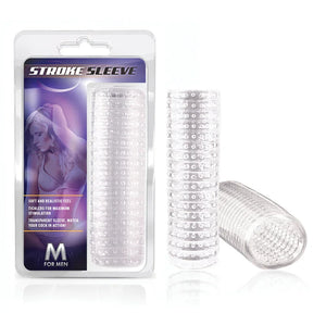 M for Men Stroke Sleeve - Clear - MyPleasure