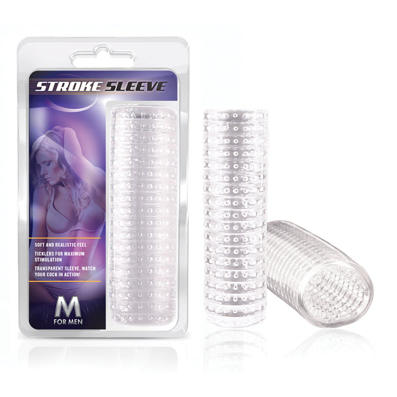 M for Men Stroke Sleeve - Clear