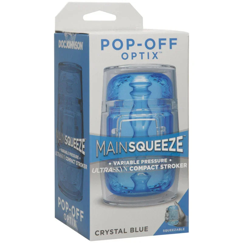 Main Squeeze - Pop-Off - Optix - Crystal Blue - MyPleasure